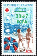 REUNION, CROCE ROSSA, RED CROSS, 30 + 7 Fr., 1974, NUOVI (MNH**) Mi:RE 508, Scott:FR-RE B46, Yt:FR-RE 431 - Unused Stamps