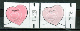 FR 2024 -Gommé - NC  COEUR LANCOME  "  Paire 20 G/100 G  à  3.87€ - Gaufré - Margé Original - Neuf** - Unused Stamps