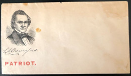 U.S.A, Civil War, Patriotic Cover - "Patriot." - Unused - (C430) - Postal History