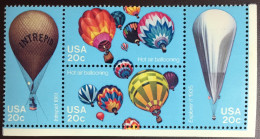 United States USA 1983 Manned Flight Balloons MNH - Neufs