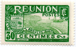 REUNION, CROCE ROSSA, PAESAGGI, LANDSCAPE, 1928, NUOVI (MNH**) Mi:RE 98, Scott:FR-RE 77, Yt:FR-RE 110 - Nuovi