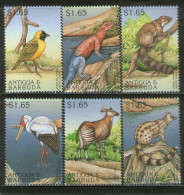 Antigua & Barbuda 1997 Endangered Species Birds Wildlife Animals Sc 2059 6v MNH # 25 - Autres & Non Classés