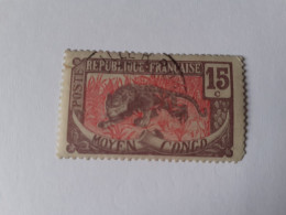 TIMBRE  CONGO    N  53     COTE  1,20  EUROS    OBLITERE - Used Stamps