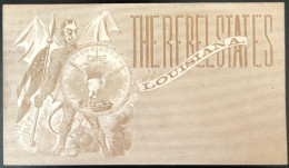 U.S.A, Civil War, Patriotic Cover - "The Rebel States / Louisiana" - Unused - (C438) - Marcofilie