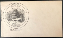 U.S.A, Civil War, Patriotic Cover - "The Union Forever / UTAH" - Unused - (C440) - Postal History