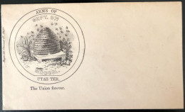 U.S.A, Civil War, Patriotic Cover - "The Union Forever / UTAH" - Unused - (C440) - Poststempel