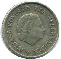1/4 GULDEN 1970 NIEDERLÄNDISCHE ANTILLEN SILBER Koloniale Münze #NL11701.4.D.A - Niederländische Antillen