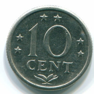 10 CENTS 1974 ANTILLAS NEERLANDESAS Nickel Colonial Moneda #S13514.E.A - Antilles Néerlandaises