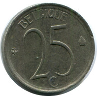 25 CENTIMES 1964 BELGIEN BELGIUM Münze #AH834.1.D.A - 25 Centimes