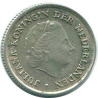 1/10 GULDEN 1963 ANTILLAS NEERLANDESAS PLATA Colonial Moneda #NL12497.3.E.A - Antilles Néerlandaises