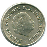 1/4 GULDEN 1962 ANTILLES NÉERLANDAISES ARGENT Colonial Pièce #NL11124.4.F.A - Antillas Neerlandesas