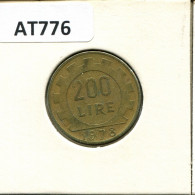200 LIRE 1978 ITALY Coin #AT776.U.A - 200 Lire
