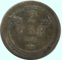 2 ORE 1876 SUECIA SWEDEN Moneda #AC891.2.E.A - Zweden