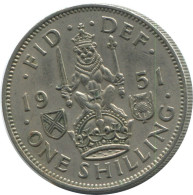 SHILLING 1951 UK GROßBRITANNIEN GREAT BRITAIN Münze #AG980.1.D.A - I. 1 Shilling