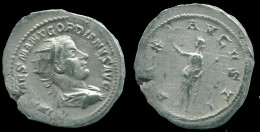 GORDIAN III AR ANTONINIANUS ROME AD 238 3RD OFFICINA PAX AVGVSTI #ANC13112.43.D.A - Der Soldatenkaiser (die Militärkrise) (235 / 284)