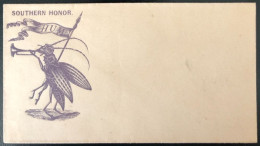 U.S.A, Civil War, Patriotic Cover - "Southern Honor." - Unused - (C442) - Marcophilie