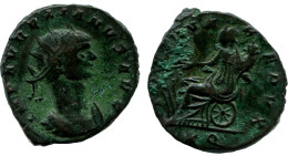 AURELIAN ANTONINIANUS 270-275 AD Ancient ROMAN EMPIRE Coin #ANC12291.33.U.A - La Crisi Militare (235 / 284)