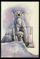 Nevis 1998 Polar Bear Endangered Species Wildlife Animals Sc 1075 M/s MNH # 12993 - Bären