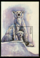 Nevis 1998 Polar Bear Endangered Species Wildlife Animals Sc 1075 M/s MNH # 12993 - Beren