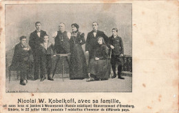 MILITARIA  - Nicolai W. Kobelkoff Avec Sa Famille - Animé - Carte Postale Ancienne - Personen