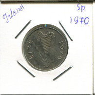 5 PENCE 1970 IRLANDA IRELAND Moneda #AN632.E.A - Irlanda