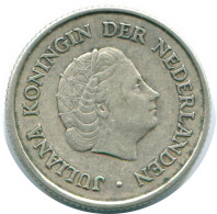1/4 GULDEN 1963 NETHERLANDS ANTILLES SILVER Colonial Coin #NL11264.4.U.A - Antillas Neerlandesas