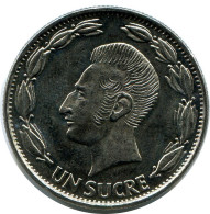 1 SUCRE 1980 ECUADOR Moneda #AZ168.E.A - Ecuador