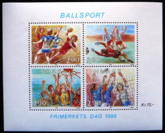 (dcos-082) Norway - Norvege - Noorwegen  Ballsports  Mi BF 10  Yvert   Bloc 10  MNH - Other & Unclassified