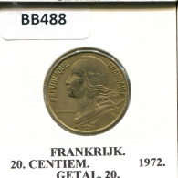 20 CENTIMES 1972 FRANCE Coin #BB488.U.A - 20 Centimes