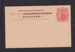 1 P. Überdruck-Ganzsache - Ungebraucht - Zululand (1888-1902)