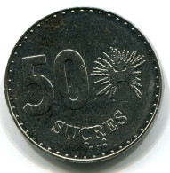 50 SUCRE 1991 ECUADOR UNC Coin #W11019.U.A - Equateur