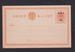 1 P. (klein) Überdruck-Ganzsache (P 5) - Ungebraucht - Oranje-Freistaat (1868-1909)