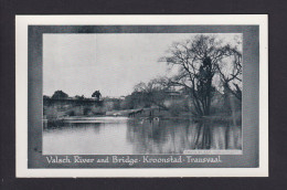 1/2 P. Bild-Ganzsache "Valsch River And Bridge Kroonstad" - Ungebraucht - Cartas