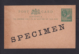 1/2 P. Ganzsache (P 9) - SPECIMEN - 1858-1960 Crown Colony