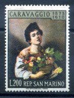 1960 SAN MARINO SET MNH ** Caravaggio, Arte, Pittura, Paintings - Nuevos