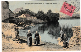 18, Chateaumeillant, Lavoir De L'étang, Carte Toilée - Châteaumeillant