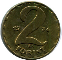 2 FORINT 1971 HUNGRÍA HUNGARY Moneda #AY637.E.A - Ungheria