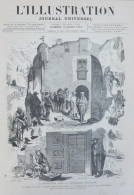 La Révolution Dans La République D'Andorre - L'entrée Du Palais Du Conseil Général - Andorra - Page Originale 1881 - Documents Historiques