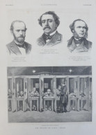 Les Prisons De Paris - Mazas -l'école Des Jeunes Détenus - Paul De Saint-Victor - Page Originale 1881 - Documents Historiques