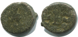 DECANUMMI Auténtico ORIGINAL Antiguo BYZANTINE Moneda 3.5g/16mm #AB415.9.E.A - Byzantines