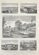 L'établissement Thermal De Saint-Honoré-les-Bains (Nièvre) - L'hôtel Du Morvan - Page Originale 1881 - Documents Historiques