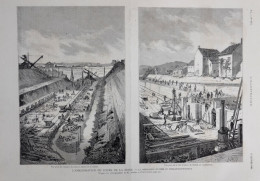 L'amélioration Du Ours De La Seine - La Dérivation Éci Usée De Meulan-les-Mureaux - Page Originale 1881 - Documents Historiques