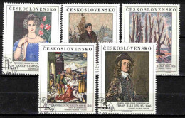 Tchécoslovaquie 1985 Mi 2841-5 (Yv 2655-9), Obliteré - Usados