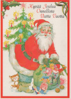 SANTA CLAUS CHRISTMAS Holidays Vintage Postcard CPSM #PAK209.A - Santa Claus