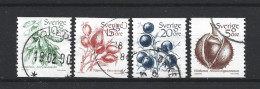 Sweden 1983 Fruit Y.T. 1207/1210 (0) - Used Stamps