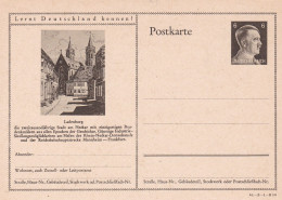 Ladenburg /Neckar, Strassenpartie Mit Kirche Reichsbahnhauptstrecke Mannheim - Frankfurt - Cartes Postales