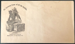U.S.A, Civil War, Patriotic Cover - "The Innocent Cause Of All The Trouble" - Unused - (C448) - Storia Postale