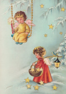 ANGEL CHRISTMAS Holidays Vintage Postcard CPSM #PAH929.A - Anges