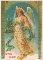 ANGELO Buon Anno Natale Vintage Cartolina CPSM #PAH665.A - Angeli