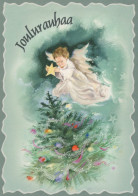 ANGELO Buon Anno Natale Vintage Cartolina CPSM #PAH545.A - Angeli